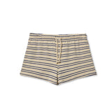 Summer Loop Terry Sweatshirt (Natural Chocolate Stripe)