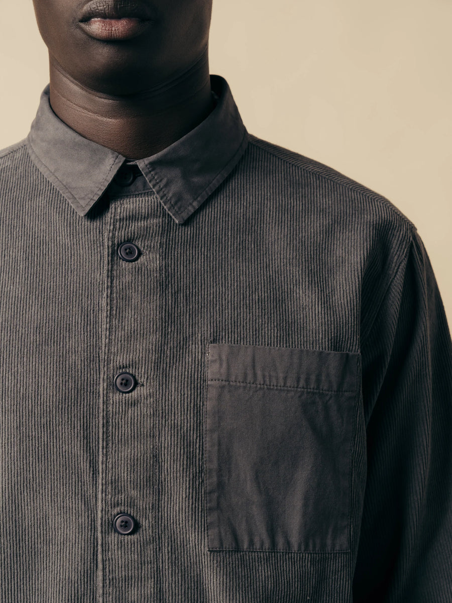 Rosyth Overshirt (Charcoal)