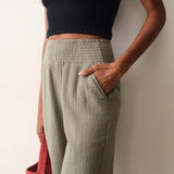 Cali Double Cloth Pant (Sage)