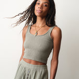 Coraline Scoop Tank (Sage)