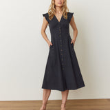 Camila Midi Dress (Black)
