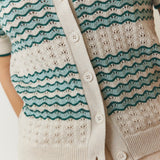 Piper Knit Resort Shirt (Aqua Groove)
