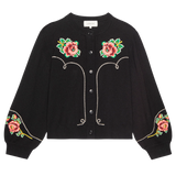The Heirloom Rose Western Cardigan