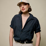 Good Basics Relaxed Poplin Shirt (Deep Black)