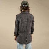 Eleanor Relaxed Western Blazer (Gray)