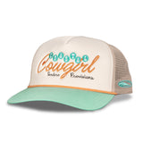 Coastal Cowgirl Hat (Cream/Teal)