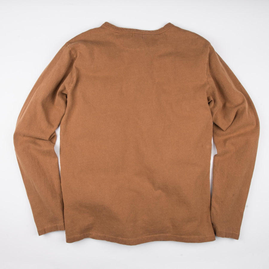 13 ounce Henley LS (Tobacco)