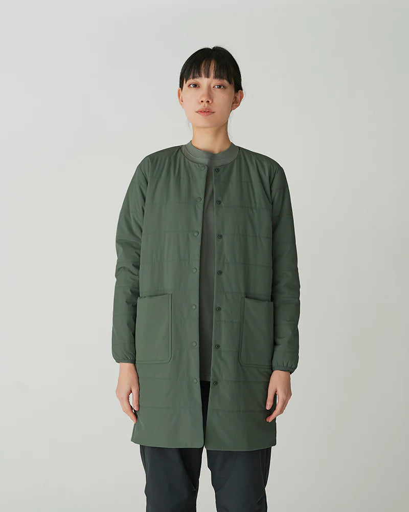 Flexible Insulated Long Cardigan (Foliage)