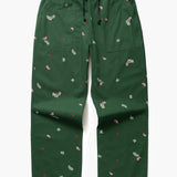 Paisley Chef Pant (Forest)