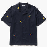 Cross Stitch Shirt (Dark Navy)