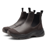 Siri Waterproof Rubber Boots (Chocolate)