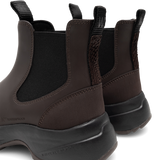 Siri Waterproof Rubber Boots (Chocolate)
