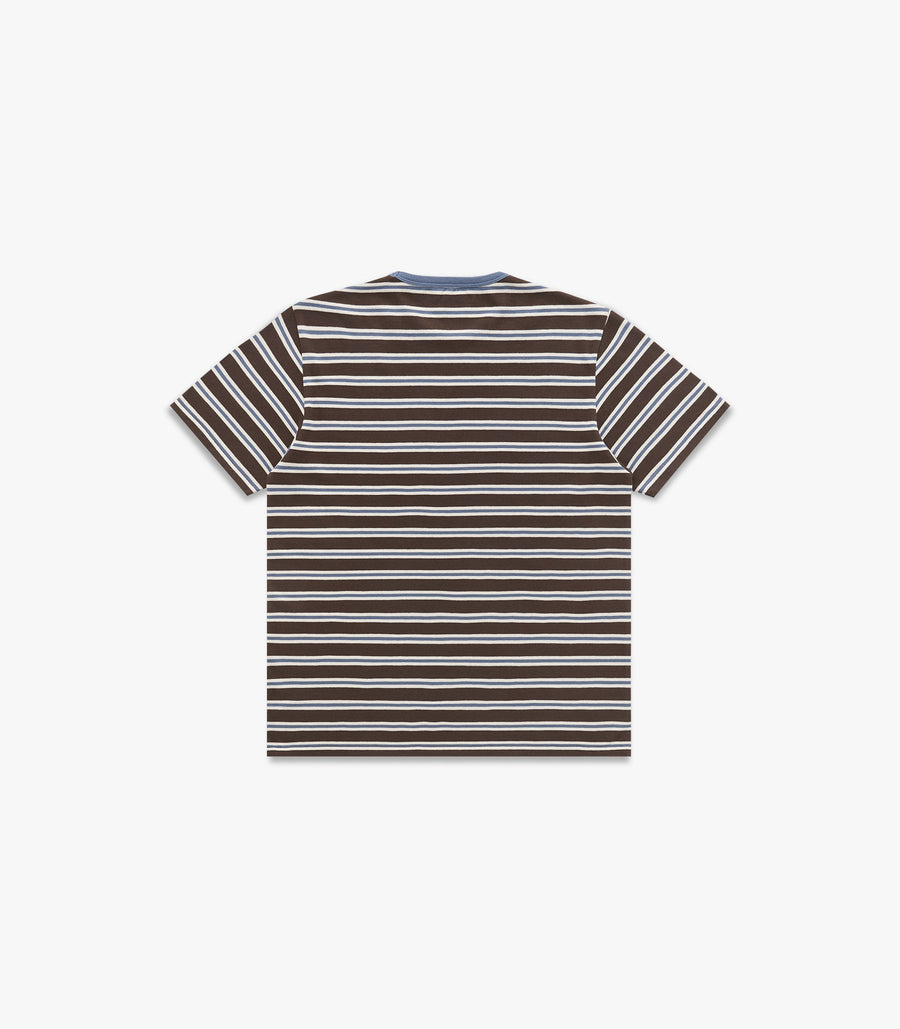 Strip T-Shirt (Brown/Blue)
