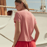 The Little Tee (Pimento Stripe)