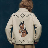 The Horse Lodge Cardigan (Cream)