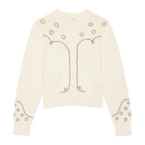 The Studded Cardigan (Natural)
