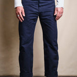 Modesto Straight Cut 15oz Navy Canvas