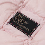 TAION x Universal Works Pink Nylon Soft Shell Down Cardigan (Pink)