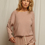 The Cami (Poppy Chocolate Stripe)