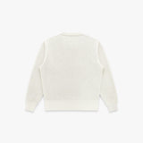 V Twill Knit Crew (Milk)