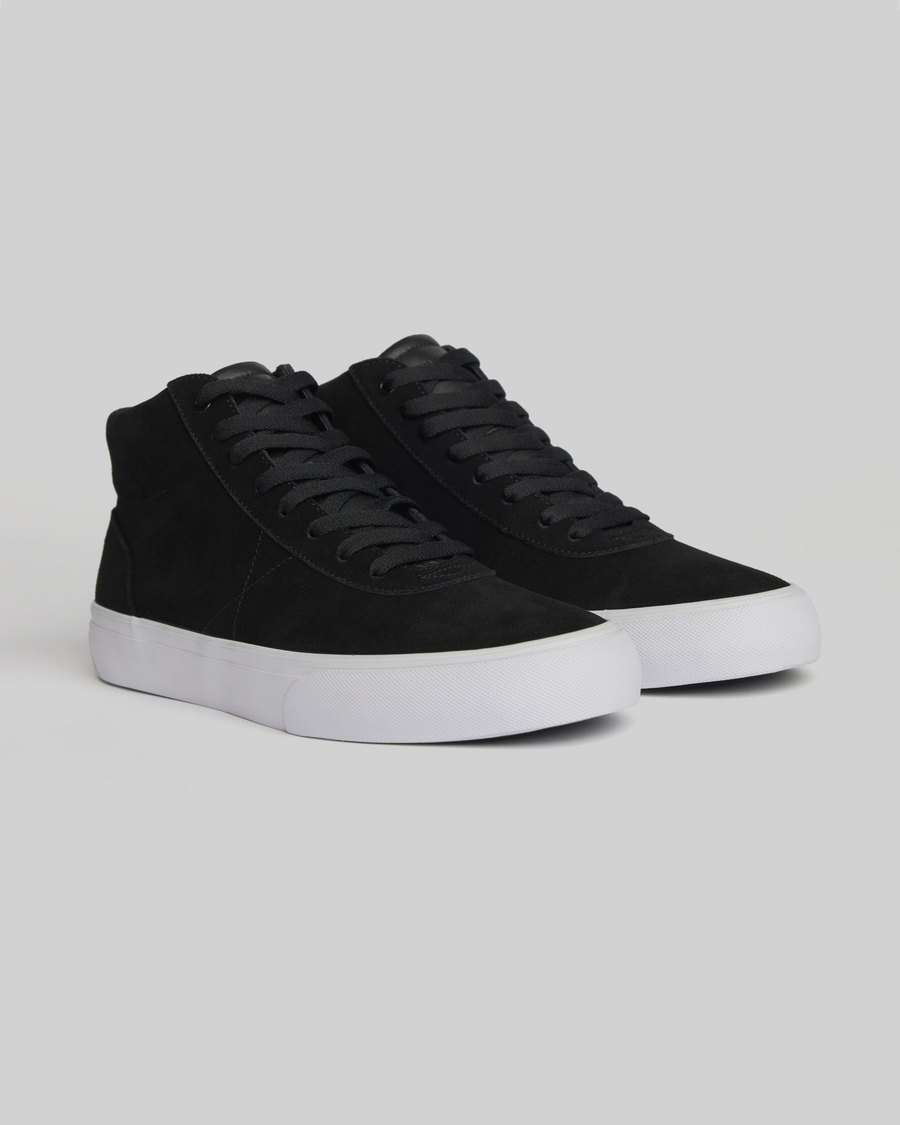 Chapter Mid (Black/White Premium Suede)