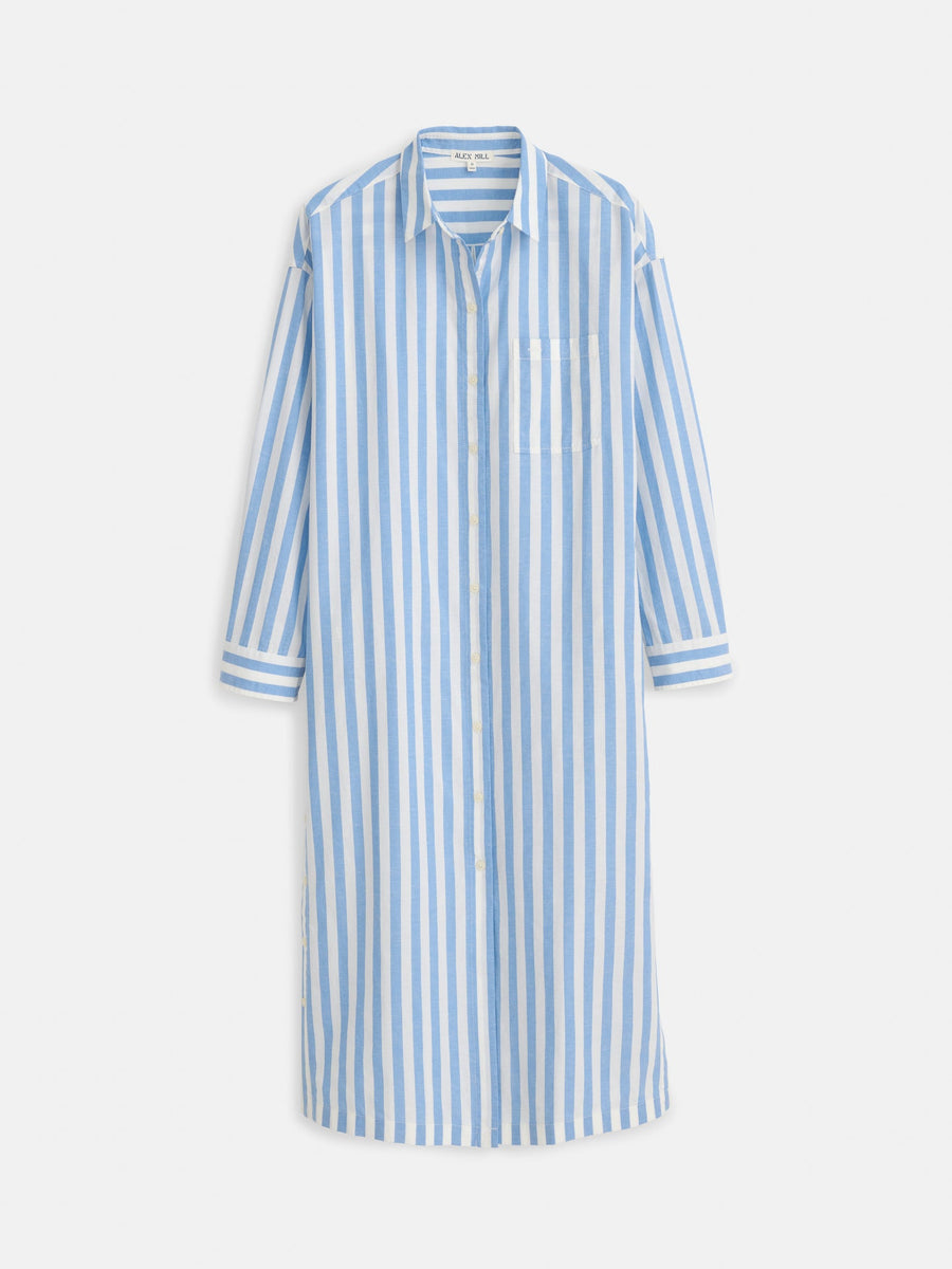 Kerry Shirtdress in Positano Stripe