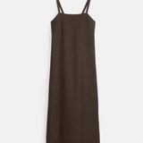 Marie Dress in Linen (Double Cream)
