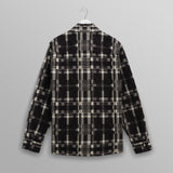 Whiting Overshirt Glitch Check (Black/Ecru)