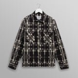Whiting Overshirt Glitch Check (Black/Ecru)