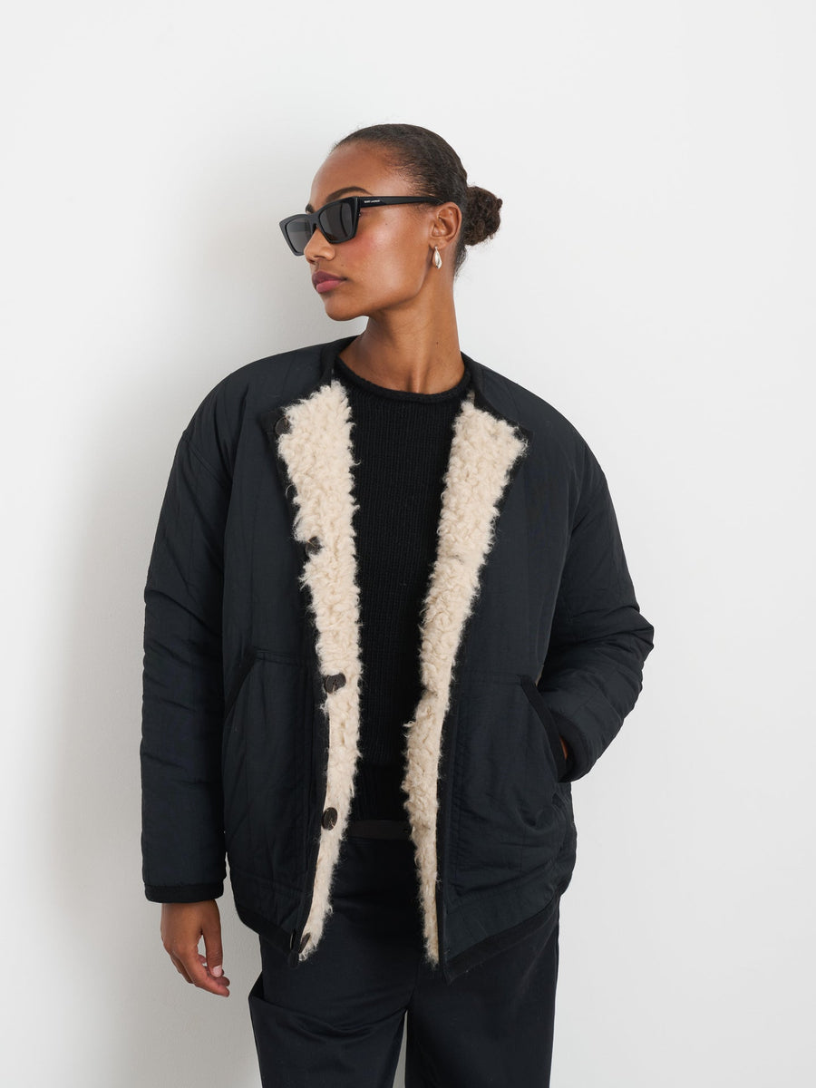 Reversible Polar Bear Jacket (Black/Black)