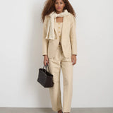 Soho Blazer Cotton Linen (Tan)