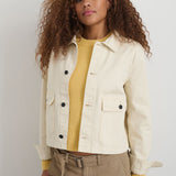 Marfa Jacket in Herringbone (Off White)