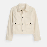 Marfa Jacket in Herringbone (Off White)