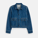 Marfa Cropped Jacket in Sapporo Wash