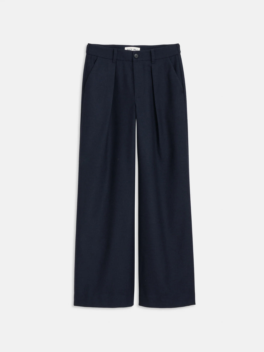 Soho Trouser in Wool (Navy)