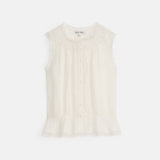 Collette Top in Ramie (Ivory)