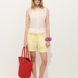 Collette Top in Ramie (Ivory)