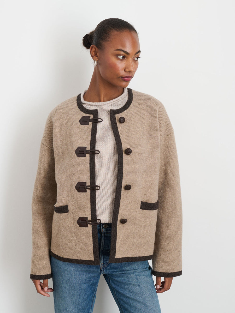 Aubrey Sweater in Merino Wool (Oatmeal)