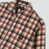 Zip Shirt (Tan Plaid)