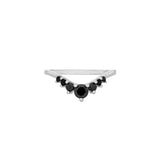 Opera Ring (Black/Stainless Steel)