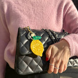 Lemon Bag Charm + Keychain