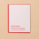 Sardine Love Letterpress Card