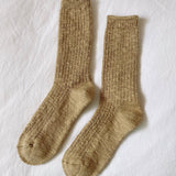 Cottage Socks: Ht. Grey