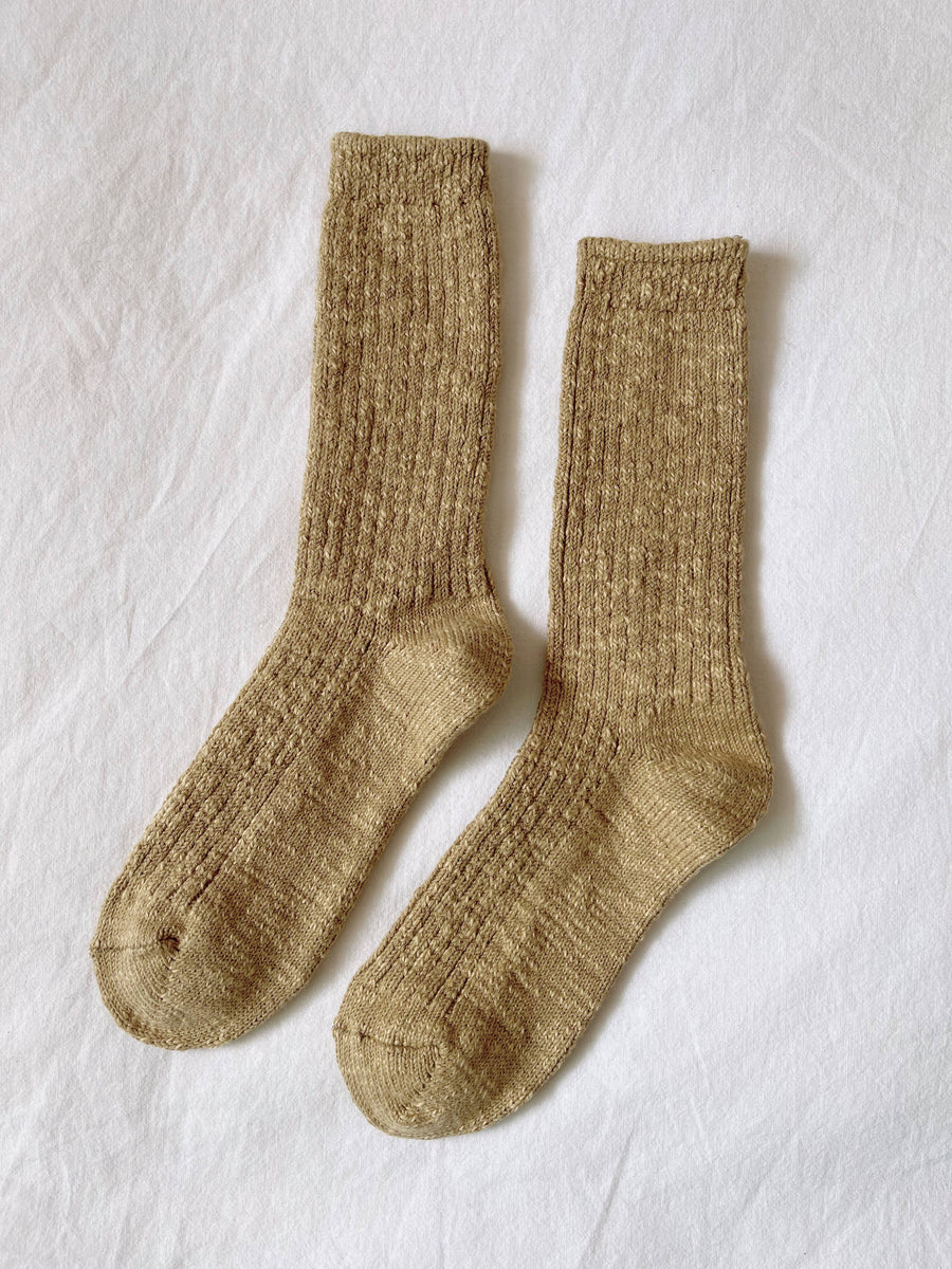 Cottage Socks: Ht. Grey