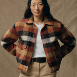 W's Blanket Wool Heritage Jacket (Red/Orange/Black Plaid)