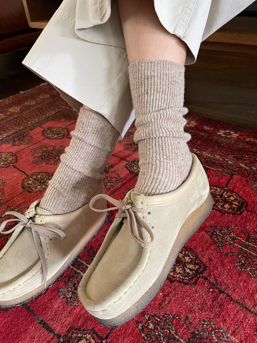 Snow Socks: Tan