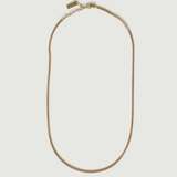 3mm Cuban Chain Necklace: Brass