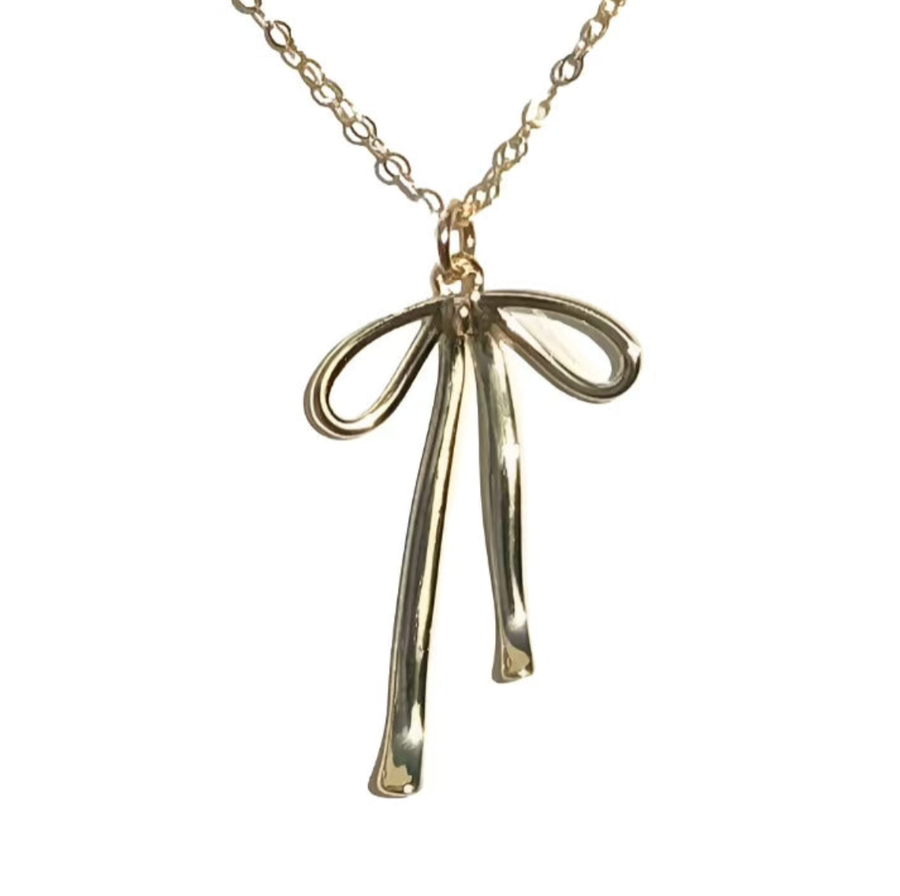 Dainty Bow Necklace