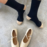 Classic Cashmere Socks: Camel