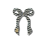 Coquette Bow Claw Hair Clip (Red Plaid)